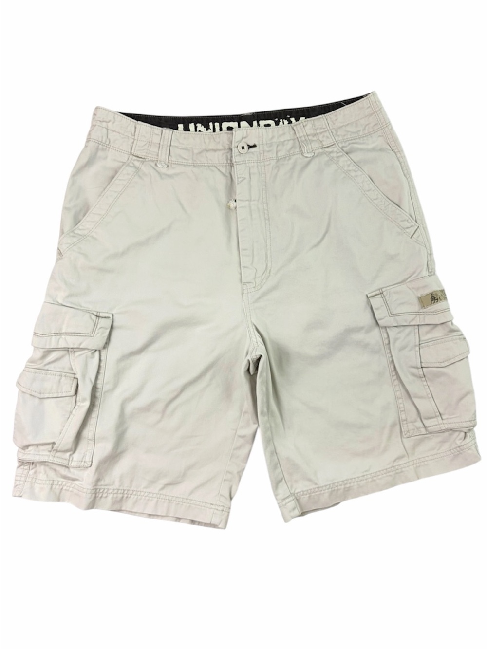 Unionbay Survivor Khaki Cargo Shorts Size 36 Mens Twill Outdoor Utility Pockets